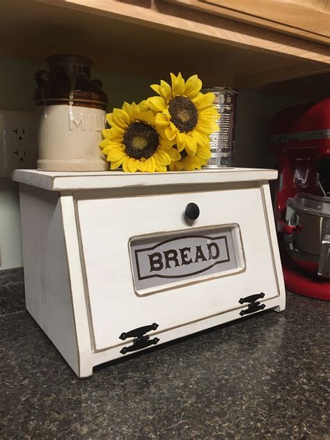 rustic farmhouse bread box